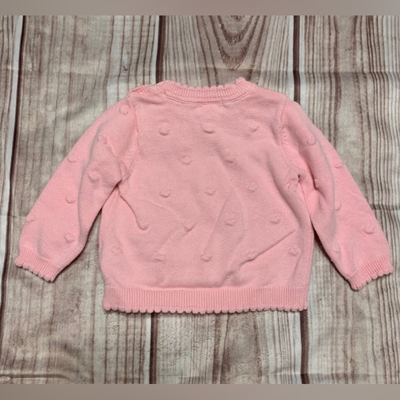 Cat & Jack Pink Sweater 3-6M - Picture 3 of 3